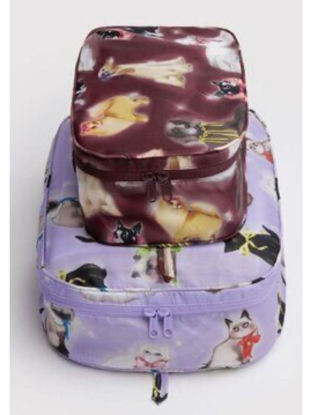 NWOT BUNDLE BAGGU PACKING CUBES BAGS FANCY ANIMALS CAT/DOG